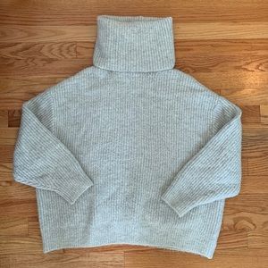 ZARA gray oversized turtleneck